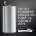 Maxam 12oz Stainless Steel Flask with Screw-Down Cap