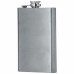 Maxam 8oz Stainless Steel Flask with Brushed and Polished Finish