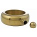 3.5 oz Gold Tone Stainless Steel Bracelet Flask
