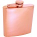 6 oz Copper-Tone Plated Flask with Custom Pad Print