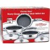 6pc High-Quality Heavy-Gauge Stainless Non-Stick Skillet Set