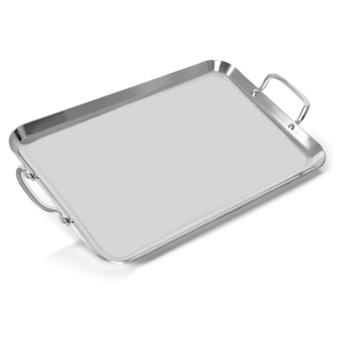 Precise Heat by Maxam  T304 5-Ply Stainless Steel Double Griddle - KTGRIDDT