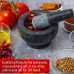 HealthSmart by Maxam 5" Granite Mortar and Pestle