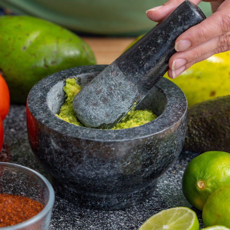  Health Smart Granite Mortar and Pestle : Home & Kitchen