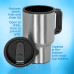 Maxam 14oz Stainless Steel Travel Mug with Tapered Bottom