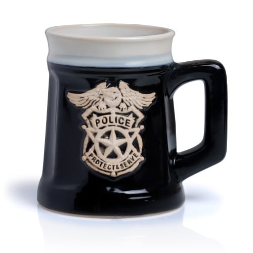 Maxam 16 OZ Ceramic Mug - POLICE DEPT Crest