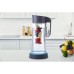 Fruit Infusion Pitcher with Infuser Tube and Freezer Gel Base