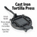 8" Cast Iron Tortilla Press