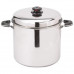 24qt 12-Element Waterless Stockpot with Deep Steamer Basket