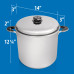 Maxam 30 Quart Stock Pot Set - Waterless Cooking & High Heat-Retention 