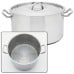 Stainless Steel 42qt "Waterless" Stockpot with Riveted Handles
