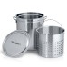 Chef's Secret 62qt Stainless Stockpot with Basket