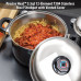 Precise Heat 5.5qt 12-Element T304 Stainless Steel Stockpot