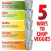 Vegetable Chopper and Food Processor with Stainless-Steel Shredders