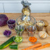 Vegetable Chopper and Food Processor with Stainless-Steel Shredders