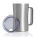 20 OZ Double Wall Beer Mug with Lid and Stainless Steel Interior