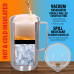 84oz Stainless Steel Beverage Pitcher Double Wall Vacuum Insulated 