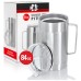 84oz Stainless Steel Beverage Pitcher Double Wall Vacuum Insulated 