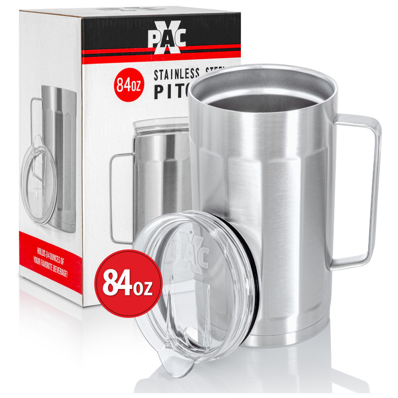 84oz Stainless Steel Insulated BEVERAGE PITCHER with Pouring Spout