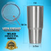 64oz Double Vacuum Wall Stainless Steel Tumbler with Custom Print