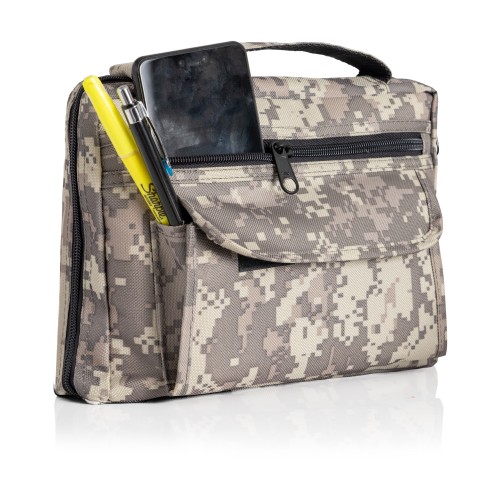 Camouflage Bible Cover with Extra Zippered Compartments