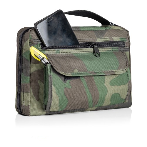 Embassy Camouflage Bible Cover with Extra Zippered Compartments