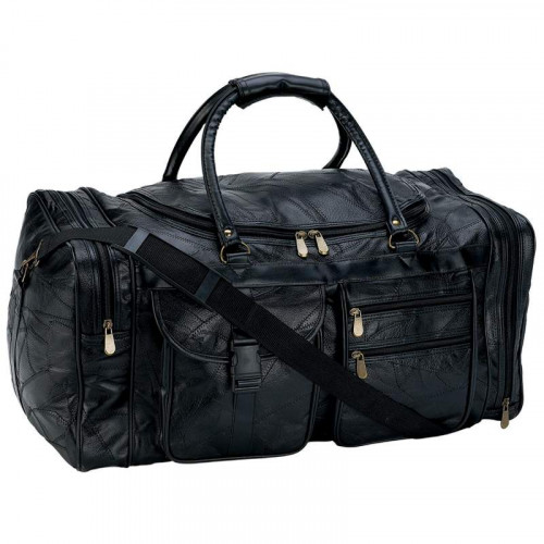Embassy Italian Stone Design Leather 25 Tote Bag with Pockets - LULCW25