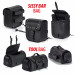 6pc Black Heavy Duty Waterproof PVC Wholesale Motorcycle Bag Set