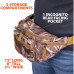 Camouflage Water-Resistant Waist Bag With 5 Compartment