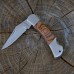 Meyerco Lockback Knife with Stainless Steel Blade and Wood Handle