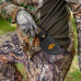 Fixed Blade Skinning Knife with Gut Hook and Camouflage Handle