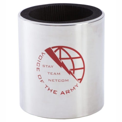 Diamond Plate Magnetic Stainless Steel Cup Holder with Screen Print