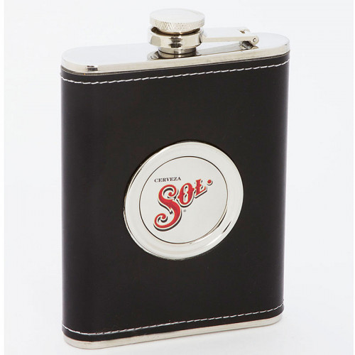 Maxam 6.8 oz Stainless Steel Flask with Color Print Service