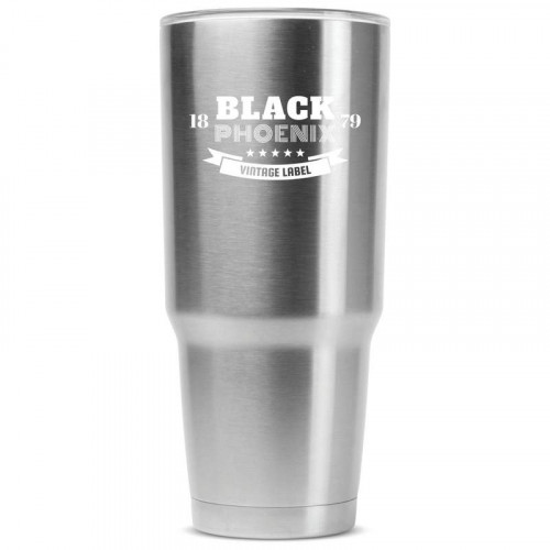 44 oz Stainless Steel Double Vacuum Wall Tumbler with Custom Screen Print