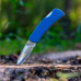 Lockback Knife with Custom Blue Finish Stainless Steel Handle