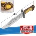 Maxam 15" Decorative Knife with Stainless Steel Fixed Blade