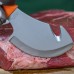 Maxam Fixed Stainless Steel Blade Skinning Knife with Nylon Sheath