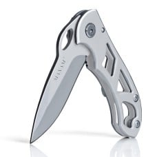 Maxam Stainless Steel Frame Lock Para Knife with Pocket Clip
