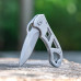 Maxam Stainless Steel Frame Lock Para Knife with Pocket Clip