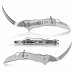 Sailors Knife with Aluminum Handle and Stainless Steel Blades