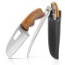 8.5" Rigging Knife with Marlinspike Full-Tang Stainless Steel Blade