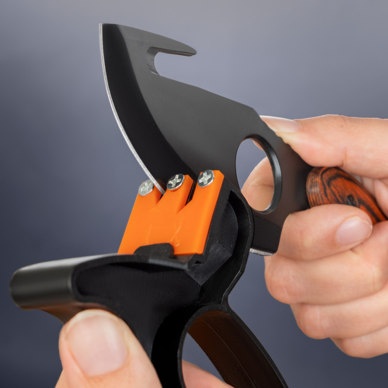 YOYAL Knife Sharpener Carbide Sharpener with Ergonomic Handle