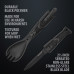 Tactical Spork, Spoon Fork Knife Combo with Stainless Steel Blade