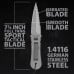 Stainless Steel Fixed Full Tang Blade Tactical Knife with Sheath 