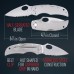 Slitzer Stainless Steel Lockback Knife with Half-Serrated Blade