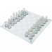 Maxam 33pc Glass Game Board Chess Set