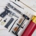 Gun Cleaning Kit with Aluminum Shotgun Shell-Shaped Storage Case
