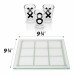 Maxam Shot Glass Tic-Tac-Toe Game with Glass Game Board