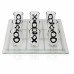 Maxam Shot Glass Tic-Tac-Toe Game with Glass Game Board with Print Service