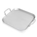T304 Stainless-Steel 11-Inch Square Griddle, Ideal for Grilling